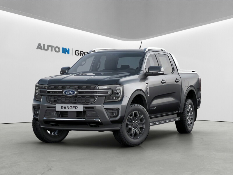 Ford Ranger Wildtrak, Double Cab, 2,3 EcoBoost Hybrid, šedá Carbonized